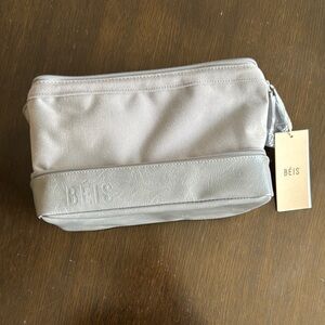 BEIS Gray Toiletry Bag Minimalist Design